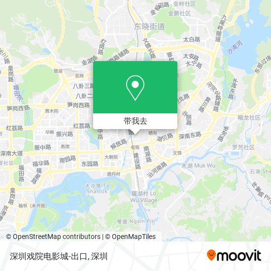 深圳戏院电影城-出口地图