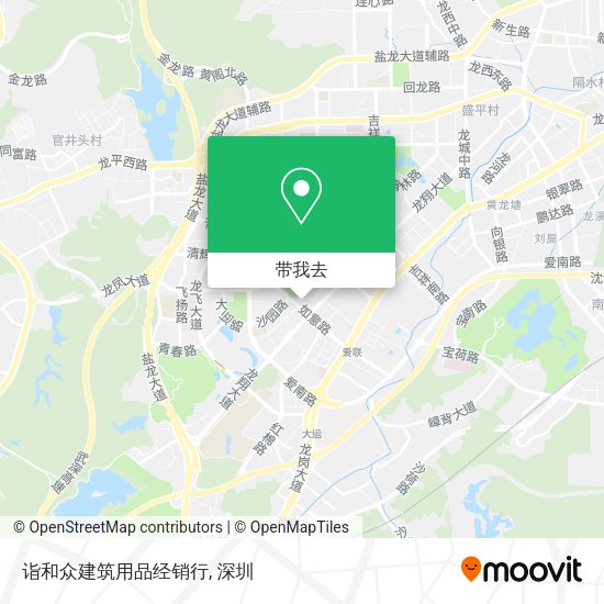 诣和众建筑用品经销行地图