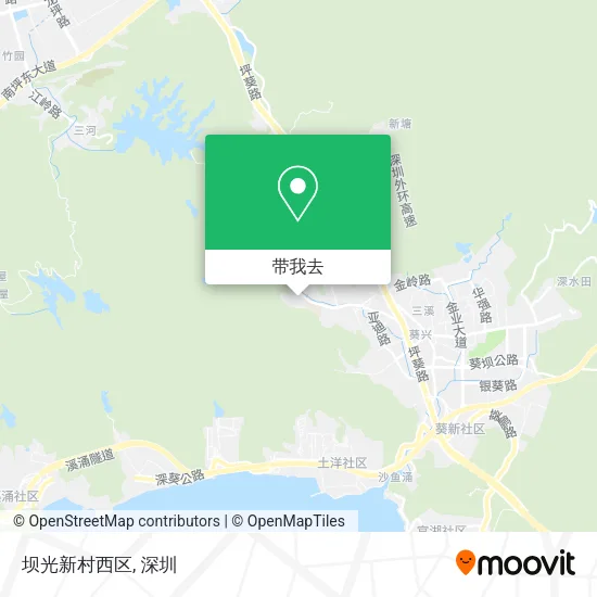 坝光新村西区地图