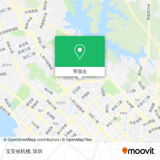 宝安候机楼地图