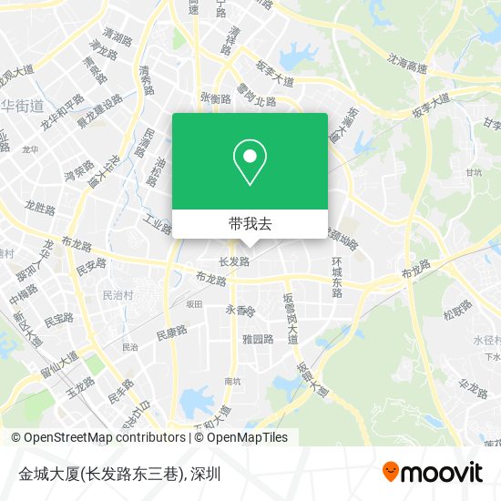 金城大厦(长发路东三巷)地图