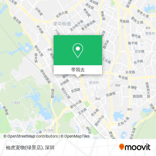 袖虎宠物(绿景店)地图