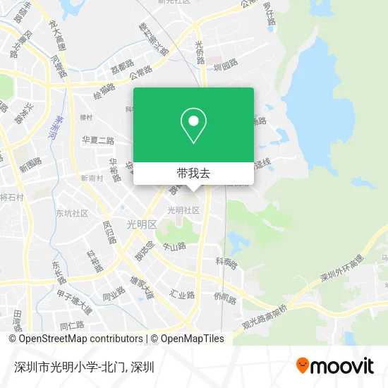 深圳市光明小学-北门地图