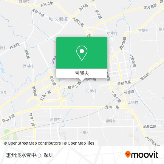 惠州淡水壹中心地图