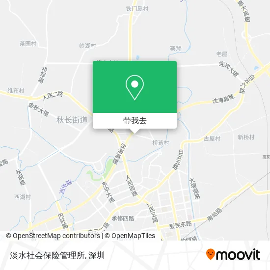 淡水社会保险管理所地图