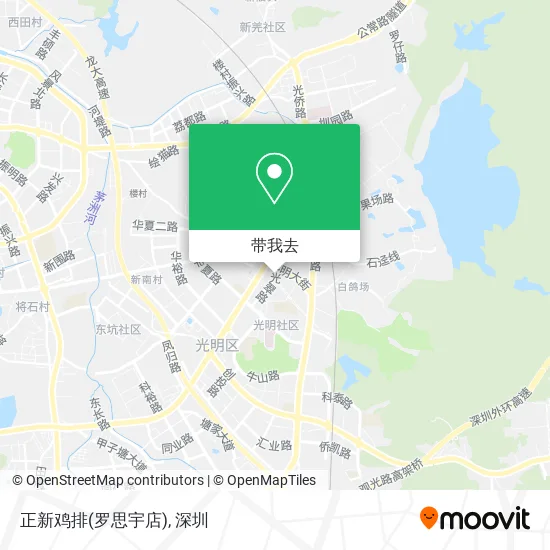 正新鸡排(罗思宇店)地图
