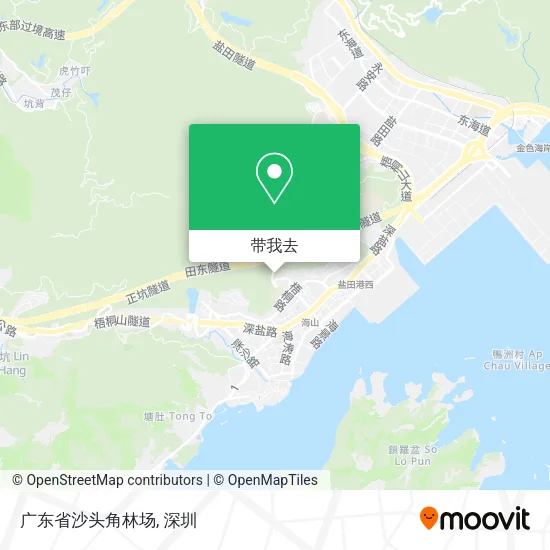 广东省沙头角林场地图