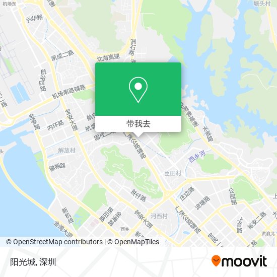 阳光城地图