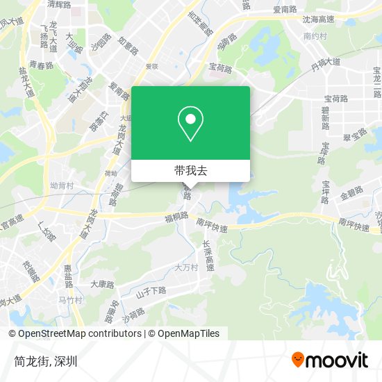简龙街地图