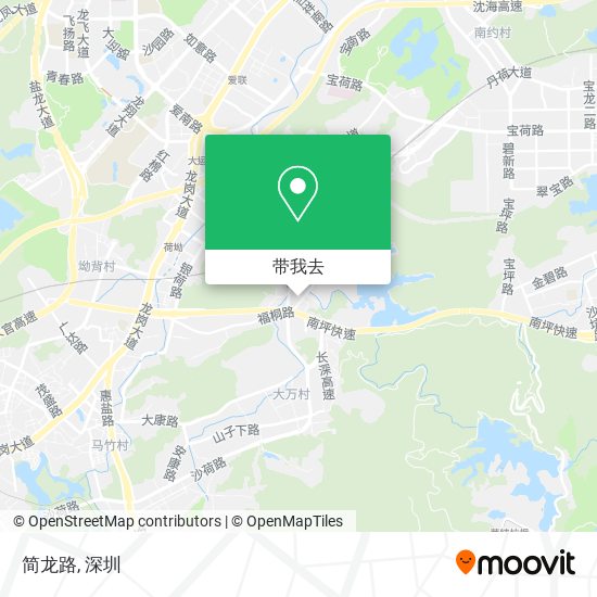 简龙路地图