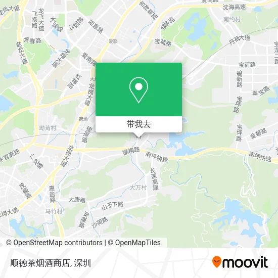 顺德茶烟酒商店地图
