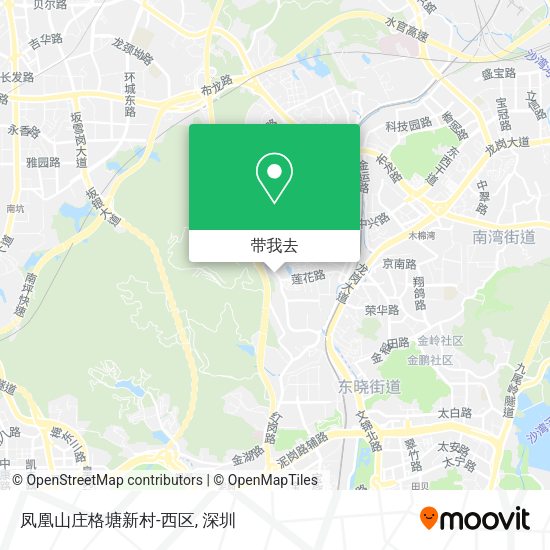 凤凰山庄格塘新村-西区地图