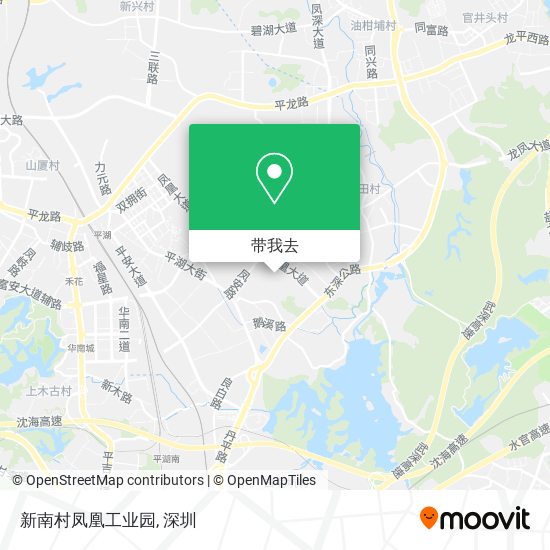 新南村凤凰工业园地图