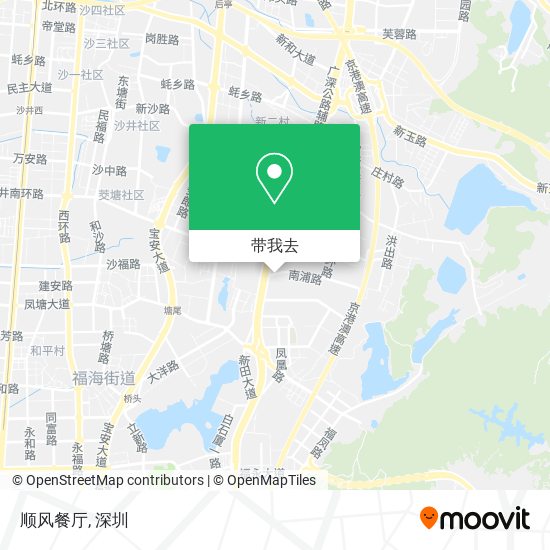 顺风餐厅地图