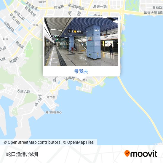 蛇口渔港地图