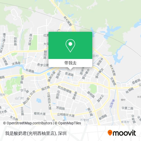 我是酸奶君(光明西柚里店)地图