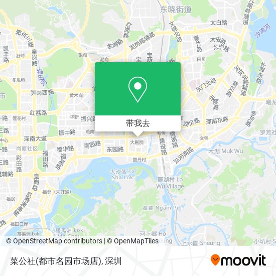 菜公社(都市名园市场店)地图