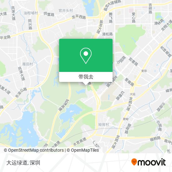 大运绿道地图