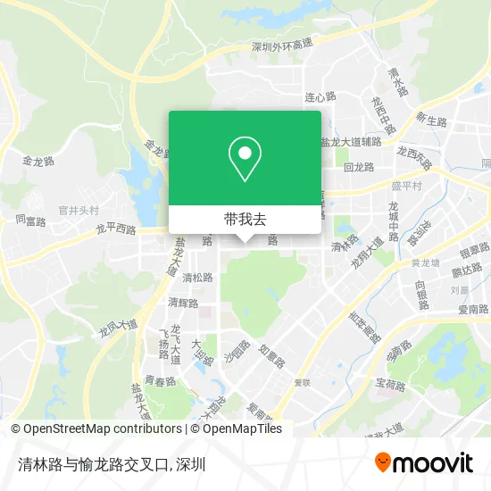 清林路与愉龙路交叉口地图