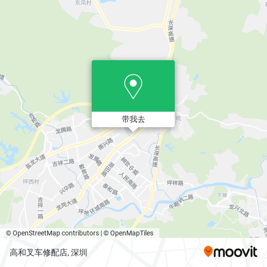 高和叉车修配店地图