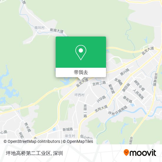 坪地高桥第二工业区地图
