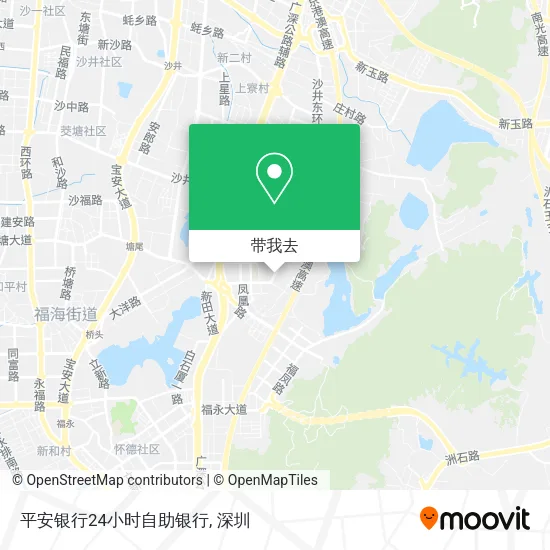 平安银行24小时自助银行地图
