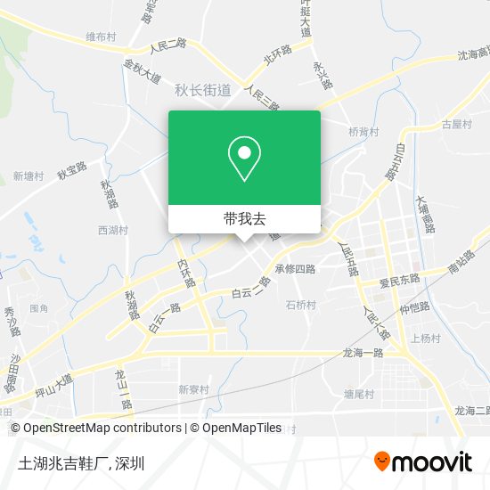 土湖兆吉鞋厂地图