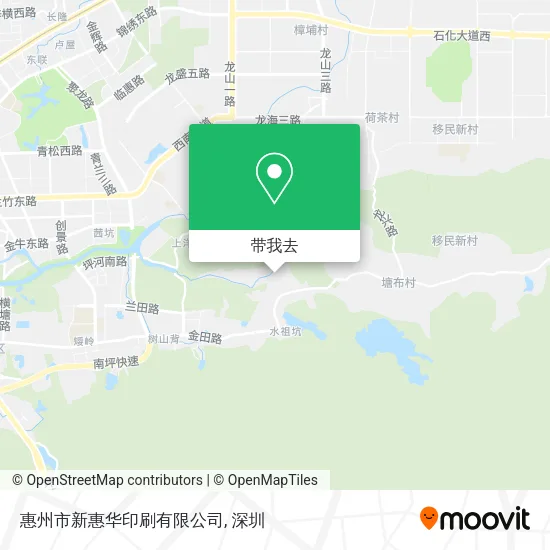 惠州市新惠华印刷有限公司地图