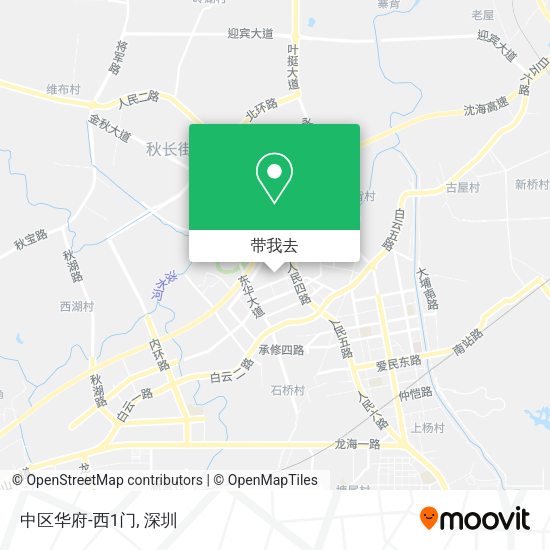 中区华府-西1门地图