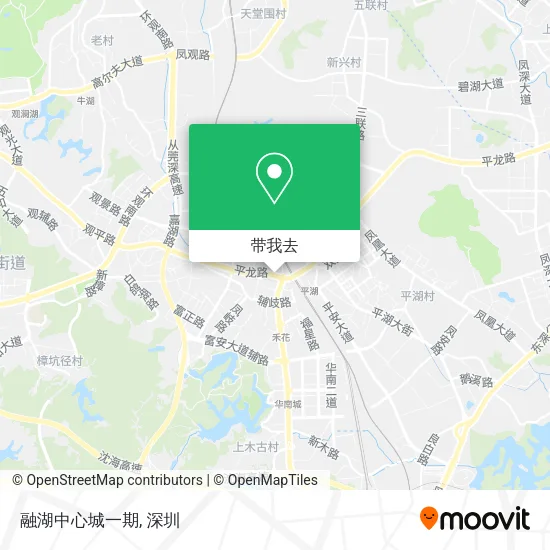 融湖中心城一期地图