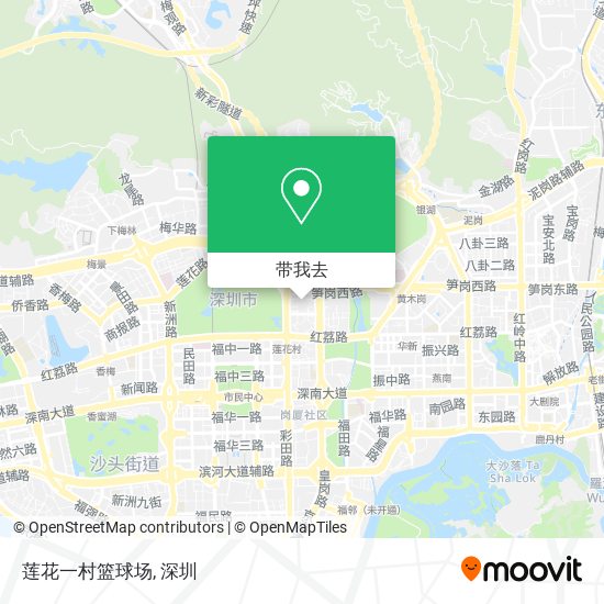 莲花一村篮球场地图