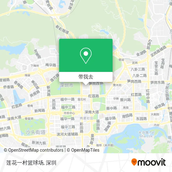 莲花一村篮球场地图
