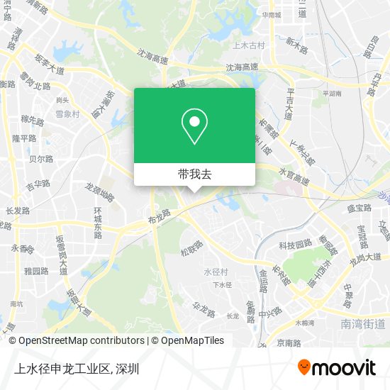 上水径申龙工业区地图