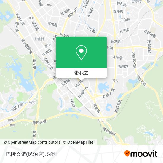 巴陵会馆(民治店)地图