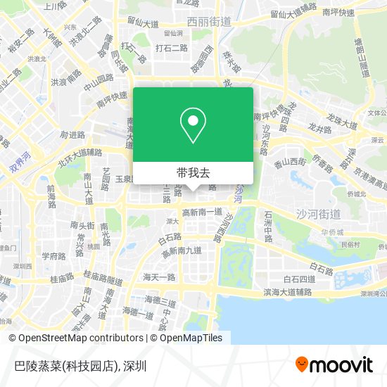 巴陵蒸菜(科技园店)地图