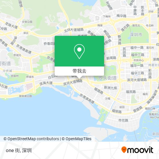one 街地图