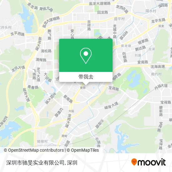 深圳市驰旻实业有限公司地图