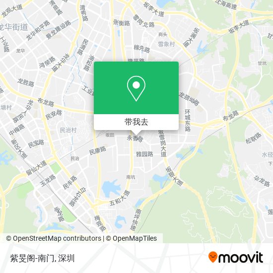 紫旻阁-南门地图