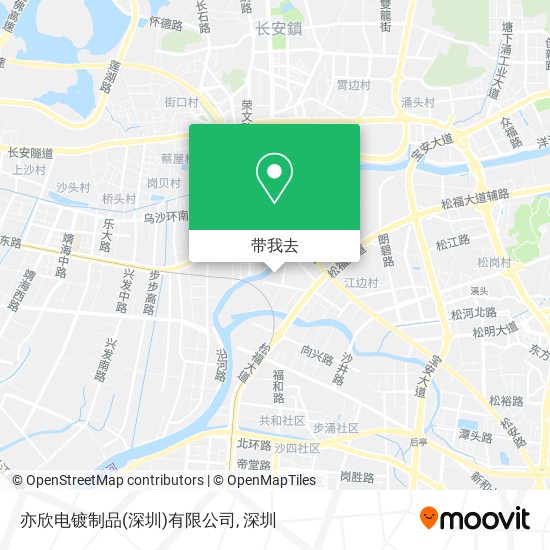 亦欣电镀制品(深圳)有限公司地图