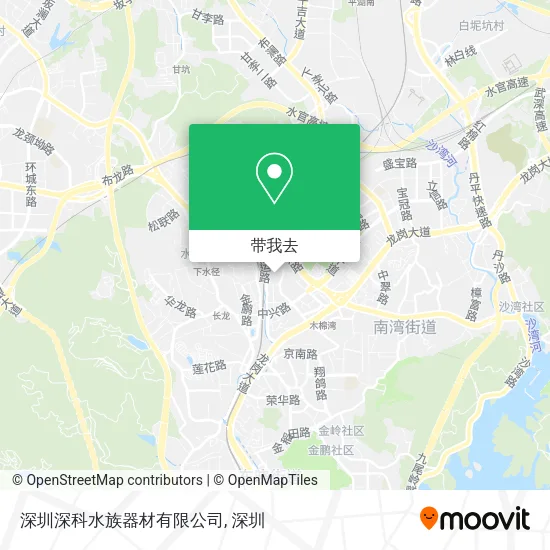 深圳深科水族器材有限公司地图