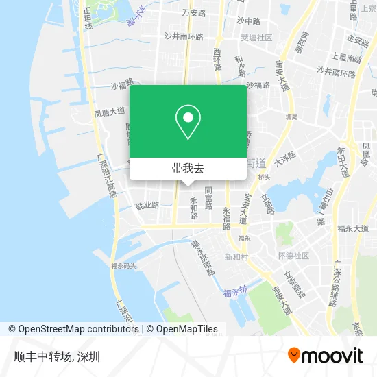 顺丰中转场地图