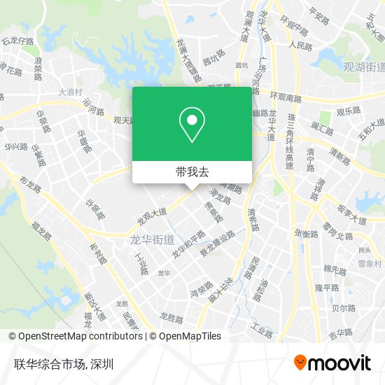 联华综合市场地图