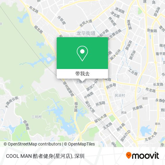 COOL MAN 酷者健身(星河店)地图