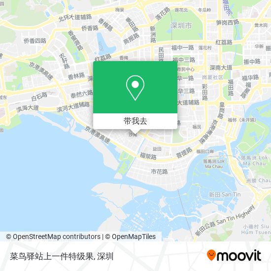 菜鸟驿站上一件特级果地图