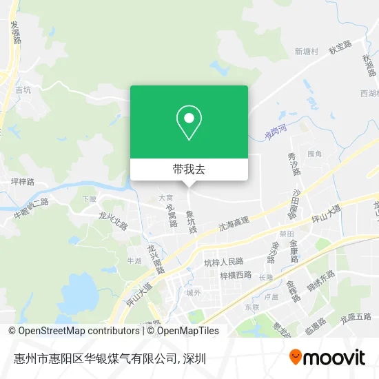 惠州市惠阳区华银煤气有限公司地图