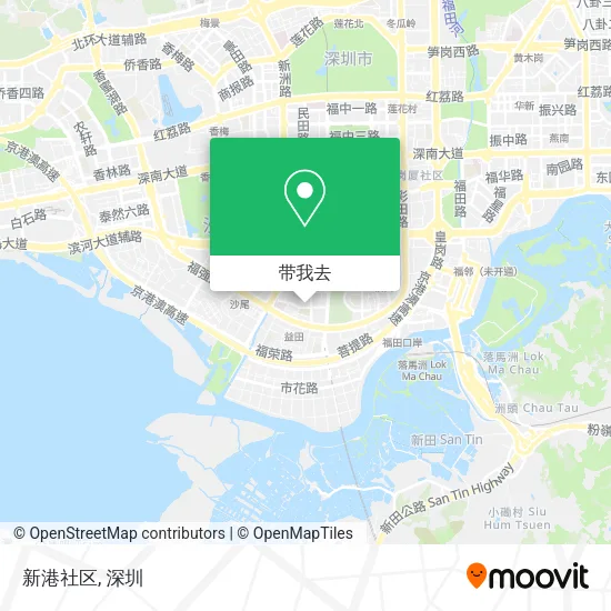 新港社区地图