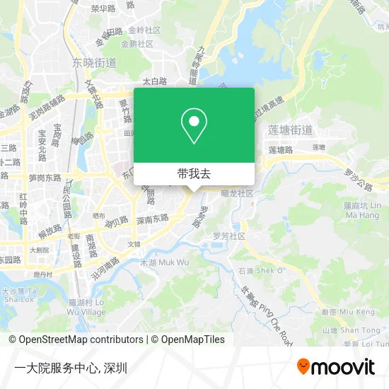 一大院服务中心地图