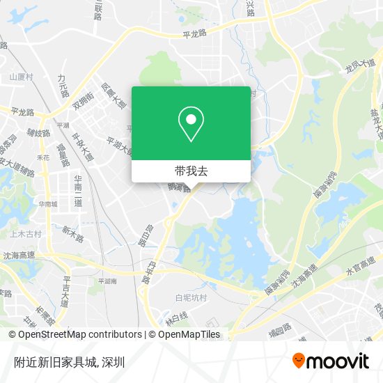 附近新旧家具城地图