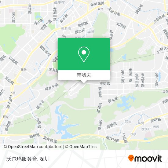 沃尔玛服务台地图