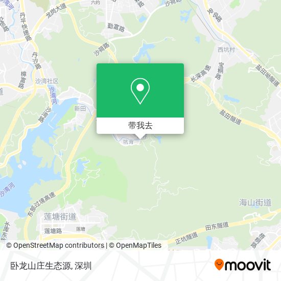 卧龙山庄生态源地图